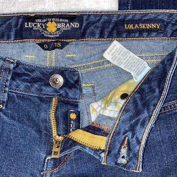 Lucky Brand Lola jeans 0/25 - Picture 5 of 8